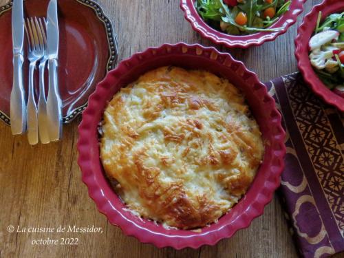 Pâté au poulet express, croûte au gruyère + de Messidor | Photo de Messidor