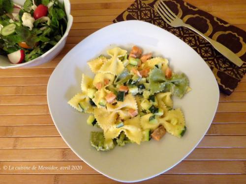 Pâtes courtes au saumon fumé express+ de Messidor | Photo de Messidor