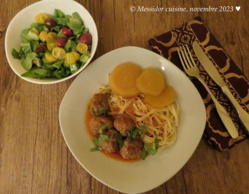 Petites boulettes à l'italienne vite prêtes + de Messidor | Photo de Messidor