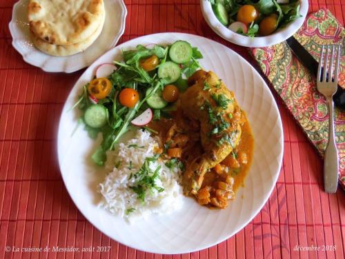 Poulet à l'indienne + menu pour six de Messidor | Photo de Messidor