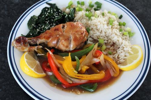 Poulet et sauté de légumes à la japonaise de Nell | Photo de Nell