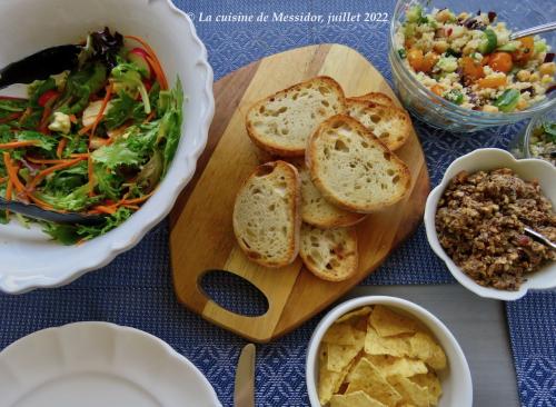 Repas canicule de juillet + de Messidor | Photo de Messidor