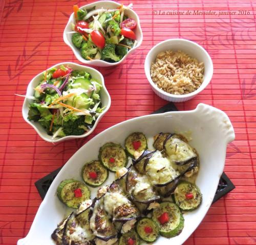 Roulés d'aubergine,ricotta et tomates séchées de Messidor | Photo de Messidor