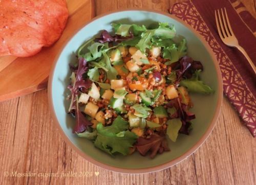 Salade de lentilles craquante de juillet + de Messidor | Photo de Messidor