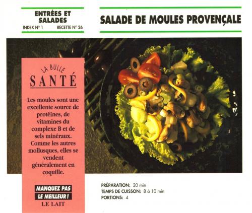 Salade de moules provençale de Bon Appétit | Photo de PassionRecettes