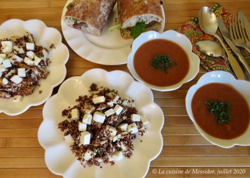 Salade de quinoa, façon grecque de Messidor | Photo de Messidor