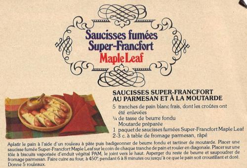 Saucisses super-francfort au parmesan et à la moutarde de Maple Leaf | Photo de PassionRecettes