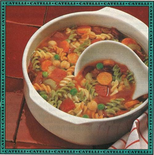 Soupe minestrone avec fusilli de Catelli | Photo de PassionRecettes