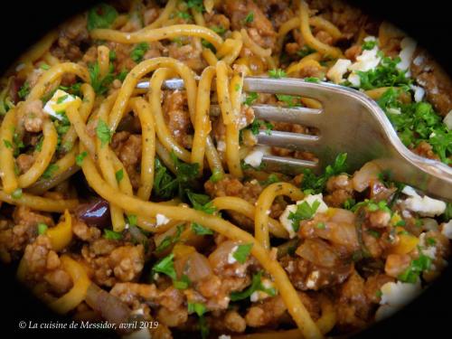 Spaghetti express à la grecque + de Messidor | Photo de Messidor