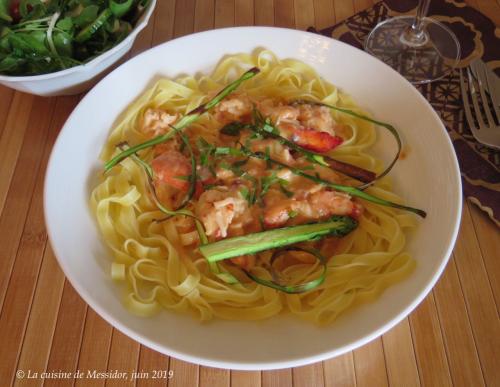 Tagliatelles au homard, prise 2 de Messidor | Photo de Messidor