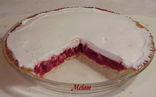 Tarte aux fraises et à la rhubarbe de Melam | Photo de Melam