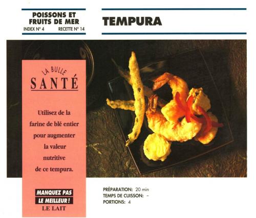 Tempura de Bon Appétit | Photo de PassionRecettes