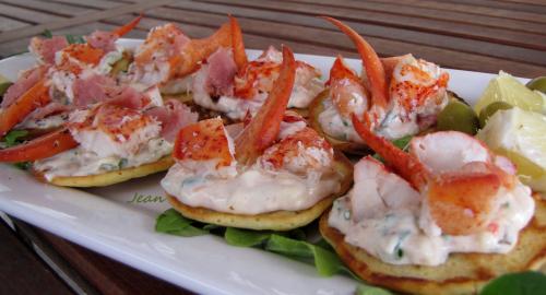 Blinis de homard, 2 variétés. de Nell | Photo de Nell