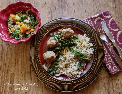 Boulettes de porc à l'orientale + de Messidor | Photo de Messidor