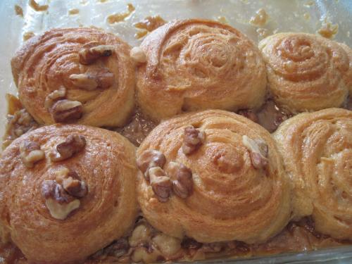 Brioche à l'érable et aux noix pillburys de Corralou | Photo de Corralou