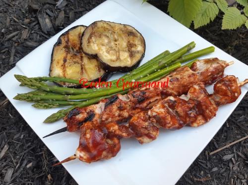 Brochettes de poulet barbecue de Bedon Gourmand | Photo de Bedon gourmand