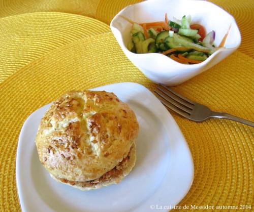 Burgers maison au saumon pour deux de Messidor | Photo de Messidor