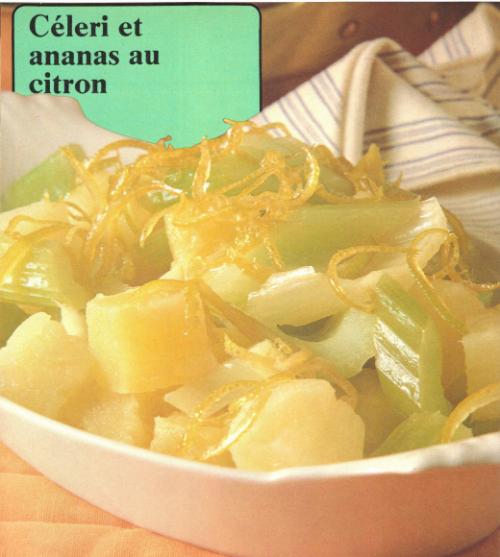 Céleri et ananas au citron de Pol Martin | Photo de PassionRecettes