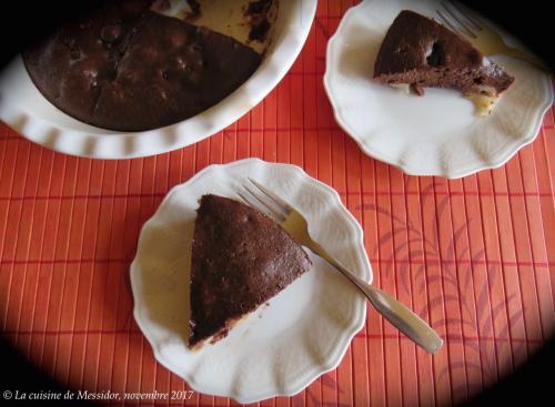 Clafoutis choco-poires + de Messidor | Photo de Messidor