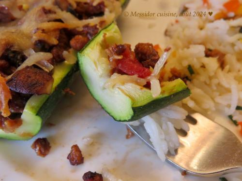 Courgettes farcies, façon végétalienne + de Messidor | Photo de Messidor