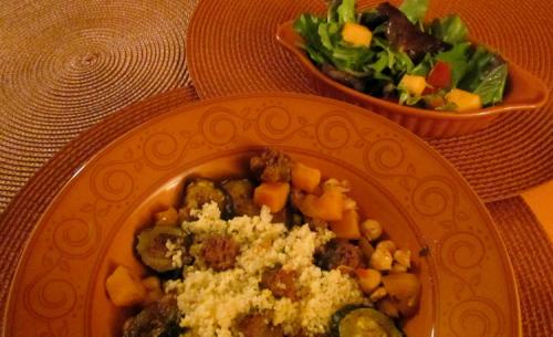 Couscous de légumes aux saucisses épicées de Messidor | Photo de Messidor