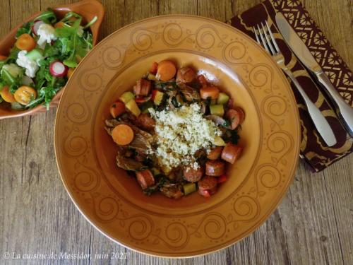 Couscous express, canard confit et merguez + de Messidor | Photo de Messidor