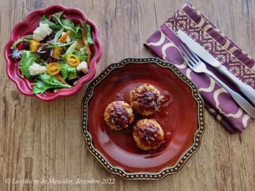 Croquettes de saumon à l'asiatique de savourer + de Messidor | Photo de Messidor