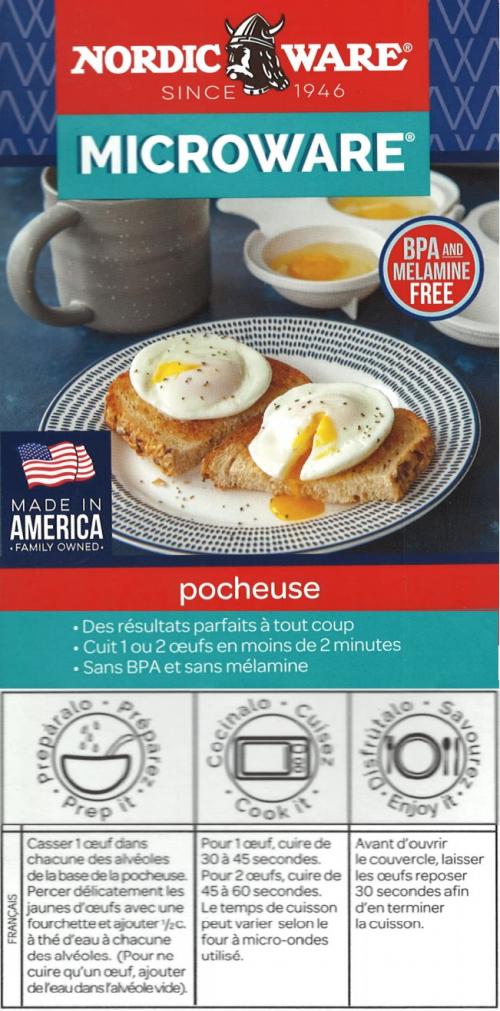 Cuiseur à oeuf au micro-ondes de Nordic Ware | Photo de PassionRecettes