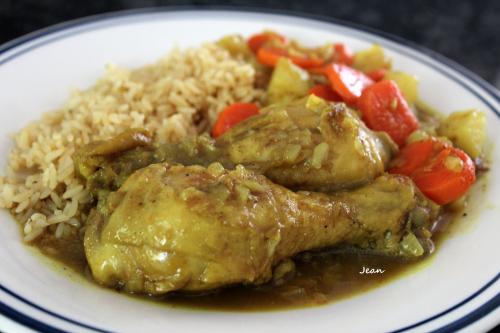 Curry de poulet à la jamaïcaine simplifié de Nell | Photo de Nell