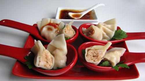 Dim sums aux crevettes de Nell | Photo de Nell