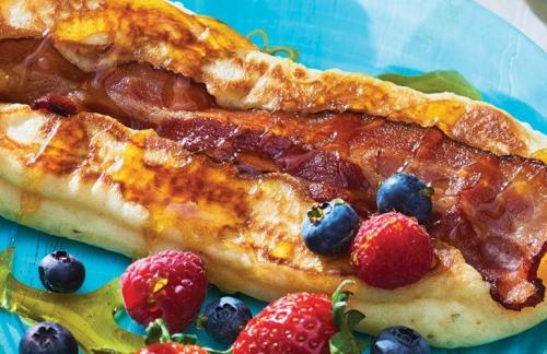 Doigts de crêpes au bacon | Photo de PassionRecettes