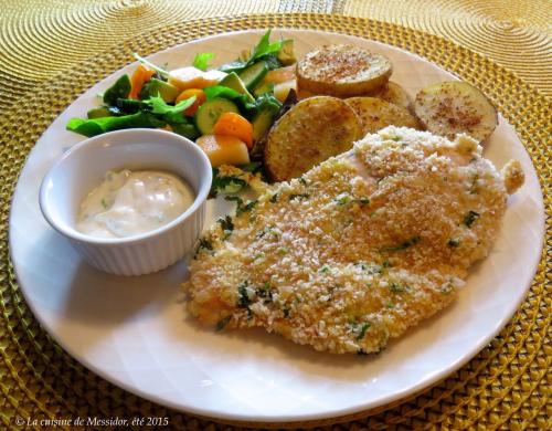 Escalopes de poulet en croûte de parmesan de Messidor | Photo de Messidor