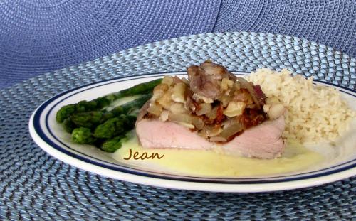 Filet de porc farci poire et noix de Nell | Photo de Nell