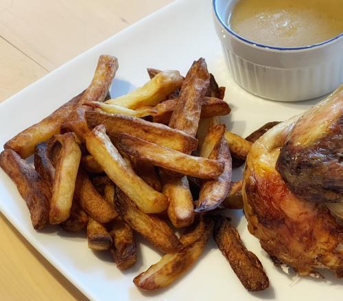 Frites croustillantes au air fryer | Photo de Mireille