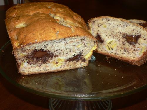 Gâteau au bananes et chocolat de johanne (émission le goût de louis) de Baddy | Photo de Baddy