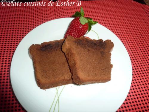 Gâteau quatre-quarts au chocolat noir de Esther B | Photo de Estherb