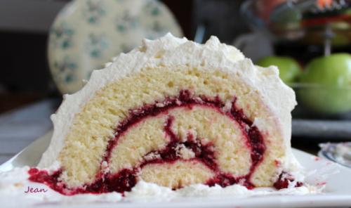 Gâteau roulé rapide, belle bûche de Nell | Photo de Nell