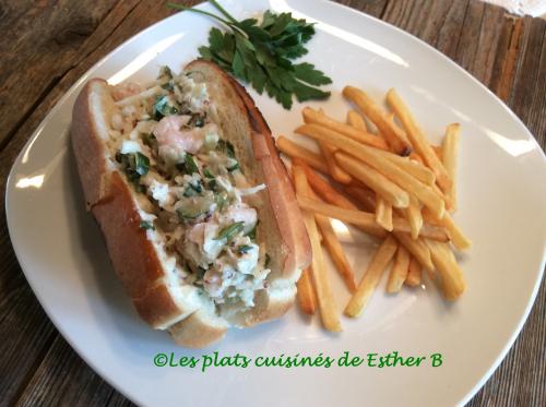 Guédilles aux crevettes et au céleri rémoulade de Esther B | Photo de Estherb