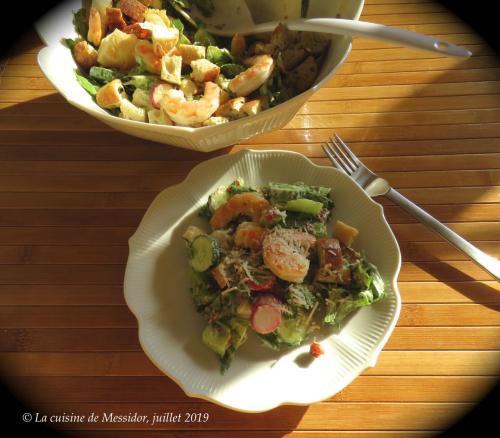 La césar aux crevettes + le croque-crevettes + de Messidor | Photo de Messidor