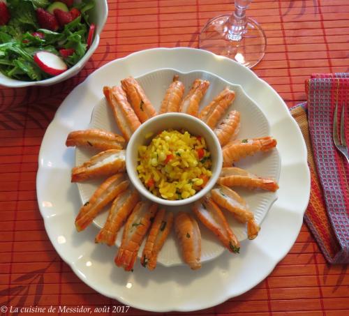 Langoustines bbq à la mexicaine, prise deux de Messidor | Photo de Messidor