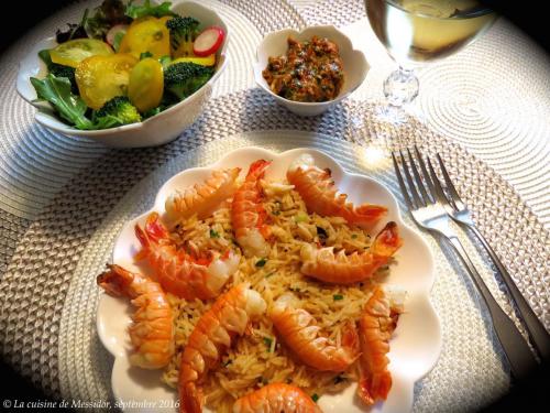 Langoustines divines, pesto crémeux aux tomates + de Messidor | Photo de Messidor