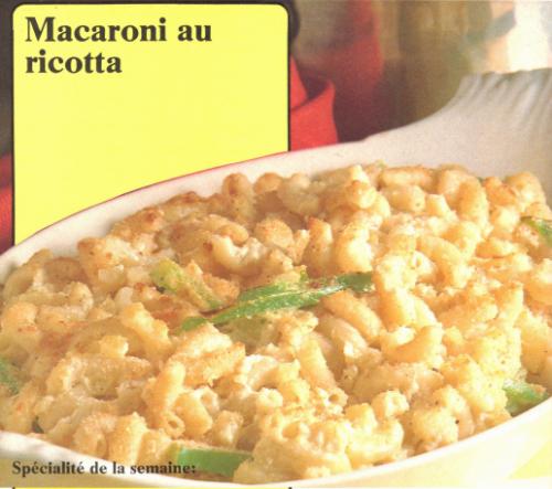 Macaroni au ricotta de Pol Martin | Photo de PassionRecettes