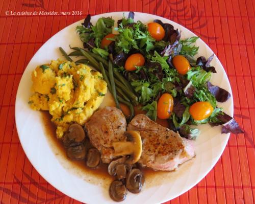 Médaillons de veau, sauce aux champignons de Messidor | Photo de Messidor