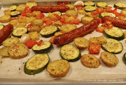 Merguez aux légumes grillés + de Messidor | Photo de Messidor