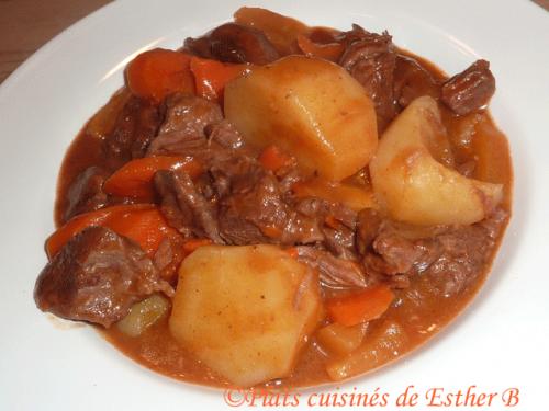 Mijoté de boeuf à l'érable et légumes du potager de Esther B | Photo de Estherb