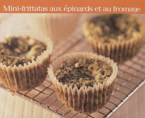 Mini-frittatas aux épinards et au fromage | Photo de PassionRecettes