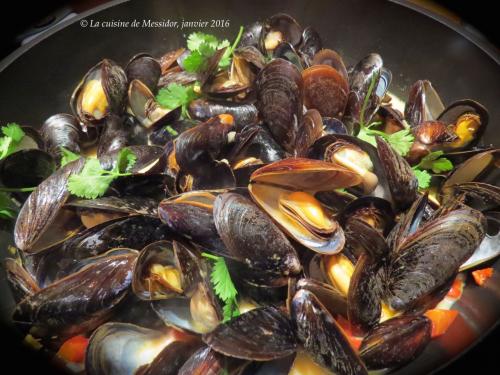 Moules au four au lait de coco de Messidor | Photo de Messidor