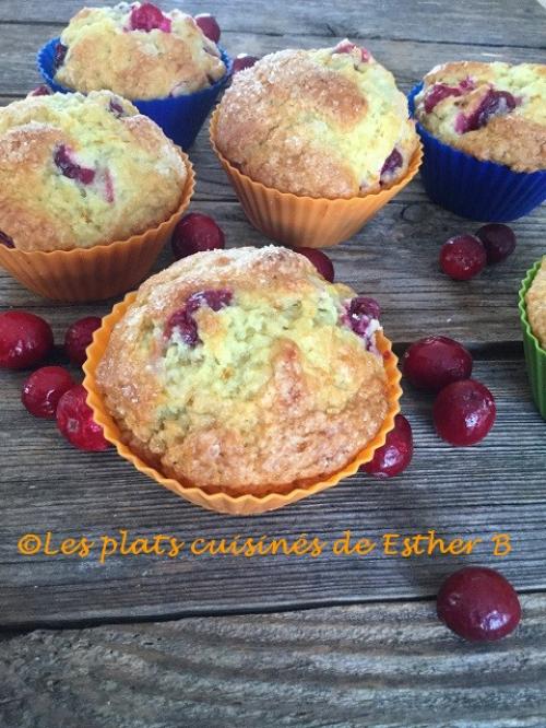 Muffins aux canneberges et à l'orange de Esther B | Photo de Estherb