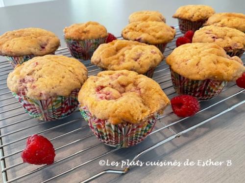 Muffins aux framboises de Estherb | Photo de Estherb