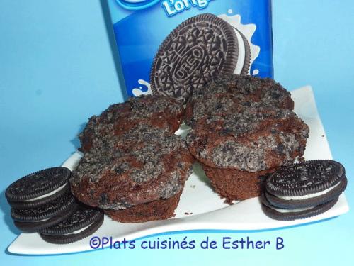 Muffins oréo (au chocolat) de Esther B | Photo de Estherb